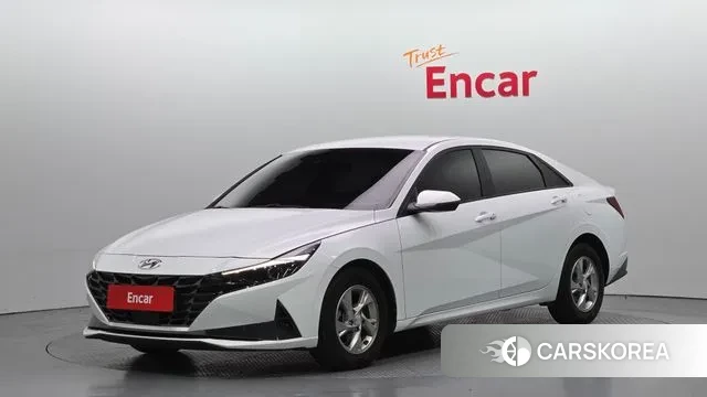 Hyundai Avante (CN7) 2020 Белый из Кореи