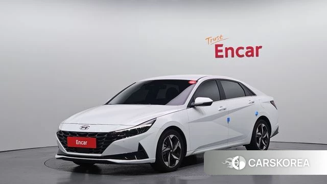 Hyundai Avante (CN7) 2020 Белый из Кореи