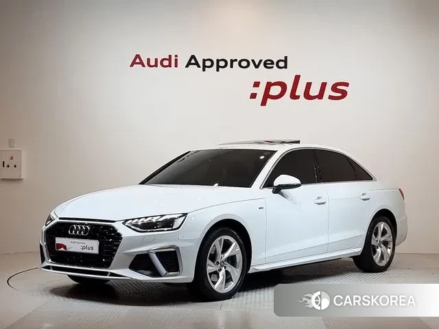 Audi A4 (B9) 2021 Белый из Кореи