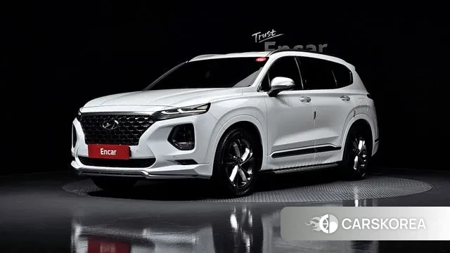 Hyundai Santa Fe TM 2019 Белый из Кореи