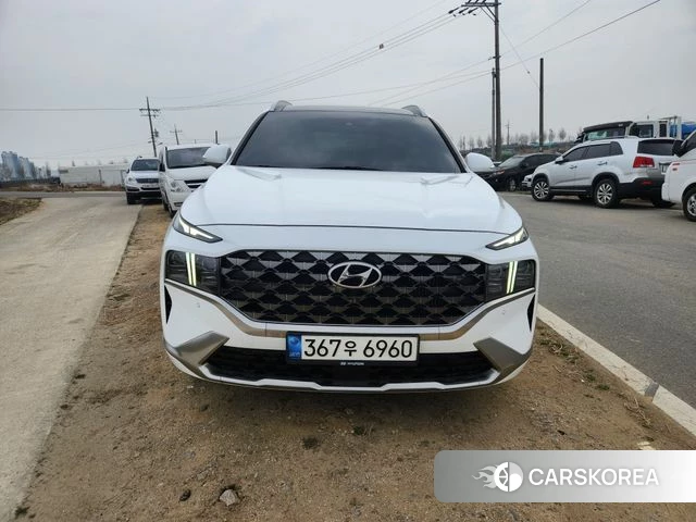 Hyundai The New Santa Fe 2021 Белый из Кореи