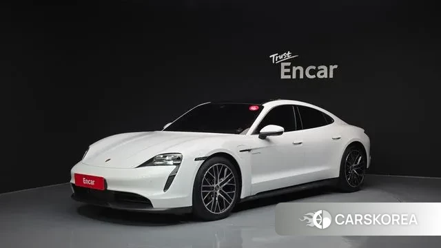 Porsche Taycan 2023 Белый из Кореи