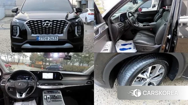 Hyundai Palisade 2022 Черный из Кореи
