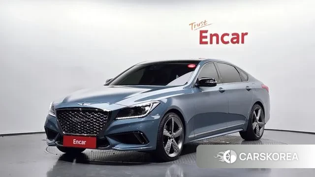 Genesis G80 2018 Небесно-голубой из Кореи