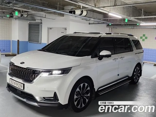 Kia Carnival 4th generation 2021 Белый из Кореи