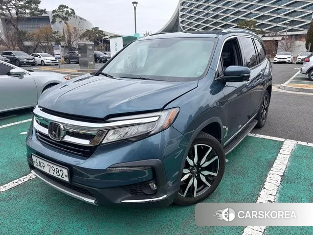 Honda Pilot 3rd generation 2019 Синий из Кореи
