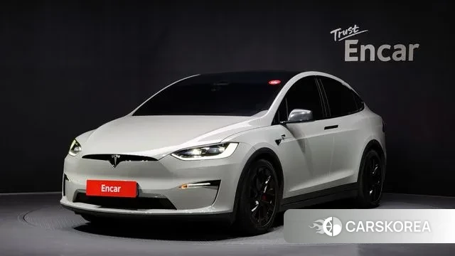 Tesla Model X 2023 Серебристо-серый из Кореи