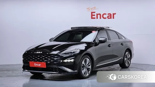 Kia K8 Hybrid 2023 Черный из Кореи