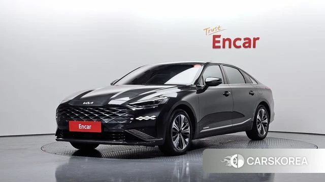 Kia K8 Hybrid 2021 Черный из Кореи