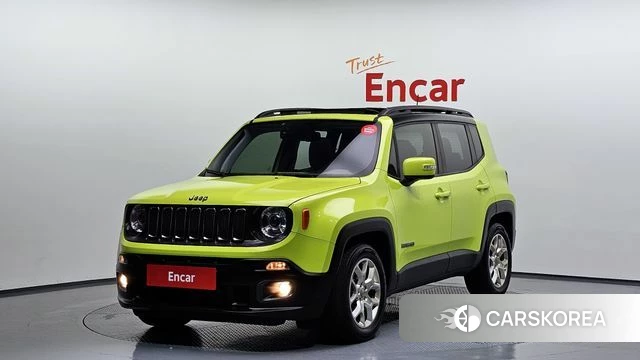 Jeep Renegade 2018 Светло-зеленый из Кореи