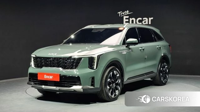 Kia The New Sorento 4th Generation 2025 Зеленый из Кореи