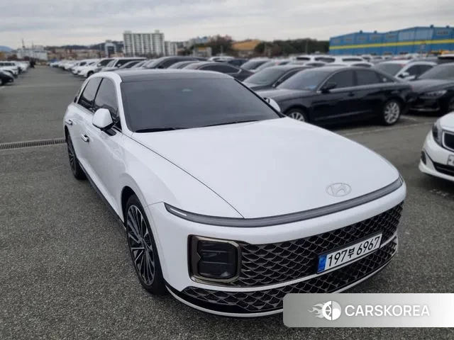 Hyundai Grandeur Hybrid (GN7) 2024 Белый из Кореи