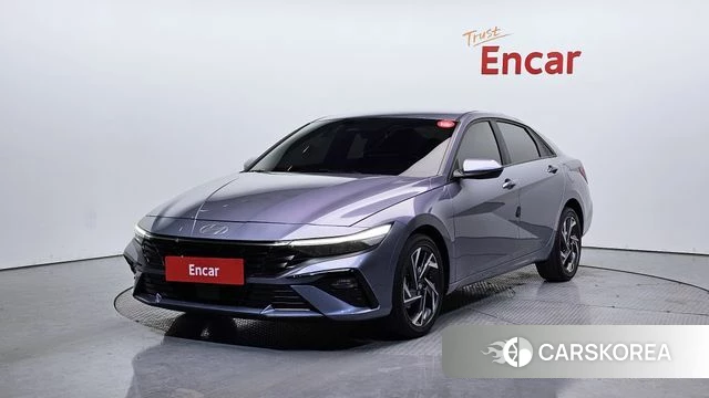 Hyundai The New Avante (CN7) 2023 Светло-серебряный цвет из Кореи