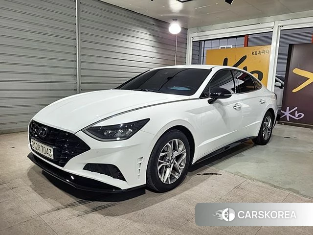 Hyundai Sonata (DN8) 2021 Белый из Кореи