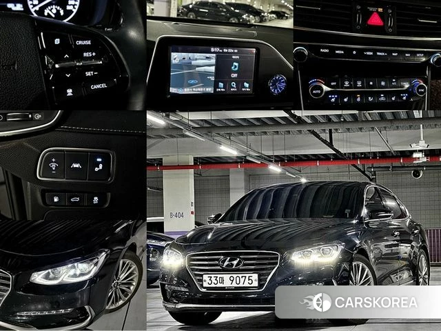 Hyundai Grandeur IG 2018 Черный из Кореи