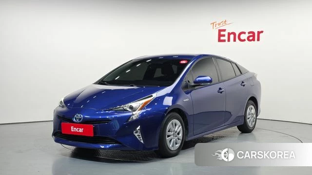 Toyota Prius 4th Generation 2018 Синий из Кореи