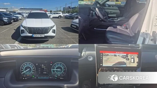 Hyundai Tucson Hybrid (NX4) 2023 Белый из Кореи