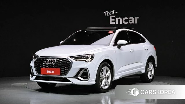 Audi Q3 (F3) 2023 Белый из Кореи