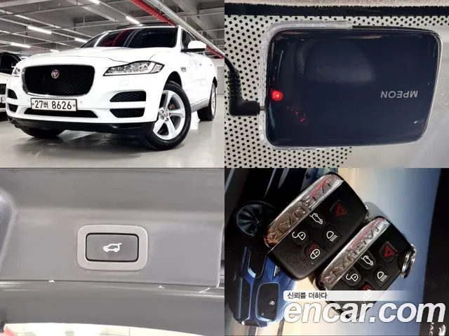 Jaguar F-PACE 2019 Белый из Кореи