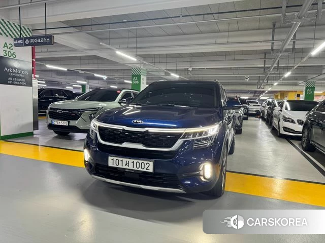 Kia Seltos 2020 Синий из Кореи