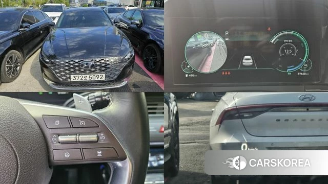 Hyundai The New Grandeur IG Hybrid 2020 Черный из Кореи