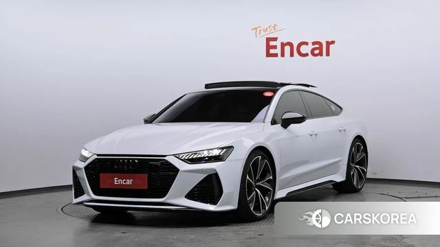 Audi RS7 (4K) 2021 Белый из Кореи