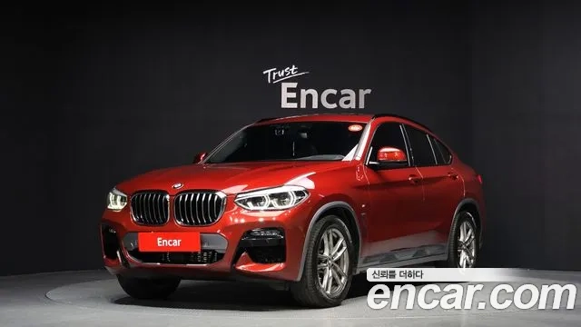 BMW X4 (G02) 2020 Красный из Кореи