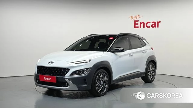 Hyundai The New Kona Hybrid 2021 Белый из Кореи