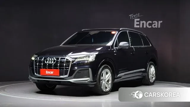 Audi Q7 (4M) 2021 Черный из Кореи