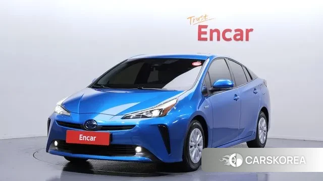 Toyota Prius 4th Generation 2021 Синий из Кореи