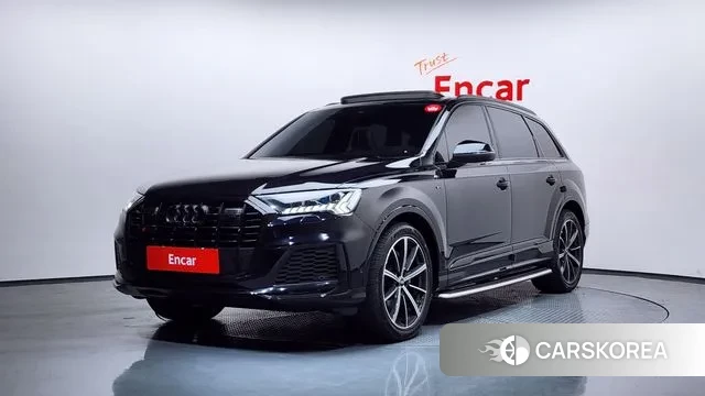 Audi Q7 (4M) 2021 Черный из Кореи