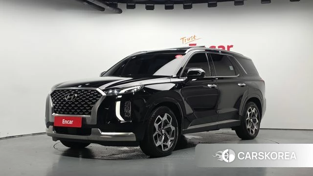 Hyundai Palisade 2022 Черный из Кореи