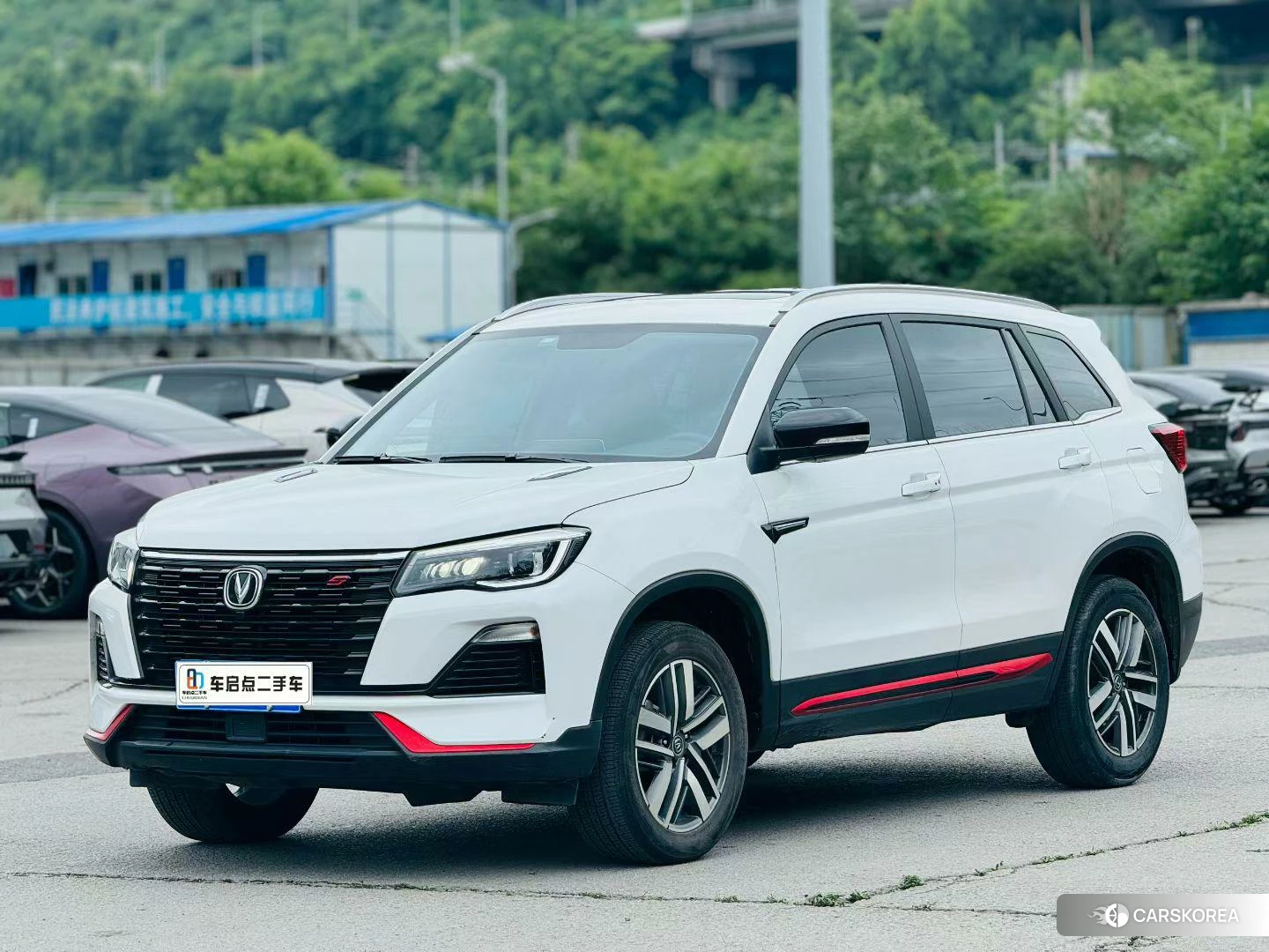 Chang'an CS75 2021 Белый из Китая
