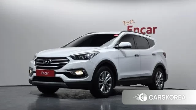 Hyundai Santa Fe The Prime 2018 Белый из Кореи