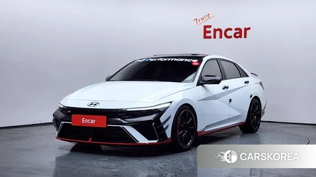Hyundai The New Avante (CN7) 2024 Белый из Кореи