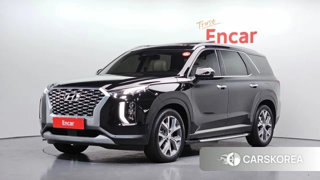 Hyundai Palisade 2021 Черный из Кореи