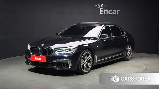BMW 7 Series (G11) 2019 Синий из Кореи