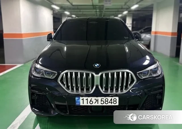 BMW X6 (G06) 2023 Синий из Кореи