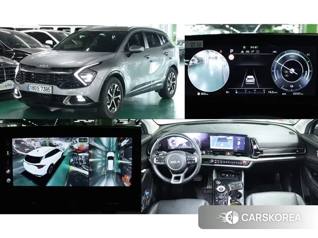 Kia Sportage 5th Generation Hybrid 2023 Серый из Кореи