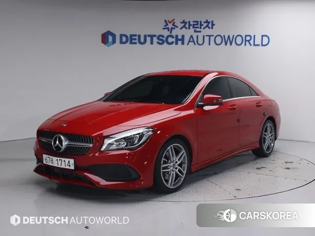 Mercedes-Benz CLA-Class C117 2018 Красный из Кореи