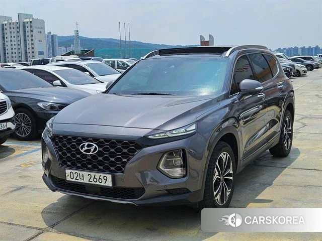 Hyundai Santa Fe TM 2018 Серый из Кореи