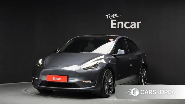 Tesla Model Y 2022 Серый из Кореи
