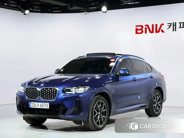 BMW X4 (G02) 2023 Синий из Кореи