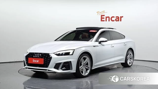 Audi A5 (F5) 2021 Белый из Кореи
