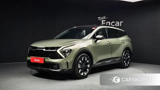 Kia Sportage 5th Generation 2022 Темно-зеленый из Кореи