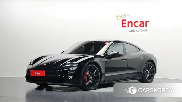 Porsche Taycan 2022 Черный из Кореи