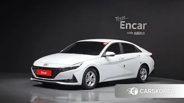 Hyundai Avante (CN7) 2021 Белый из Кореи