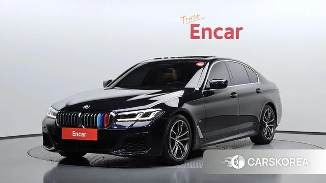 BMW 5 Series (G30) 2021 Синий из Кореи