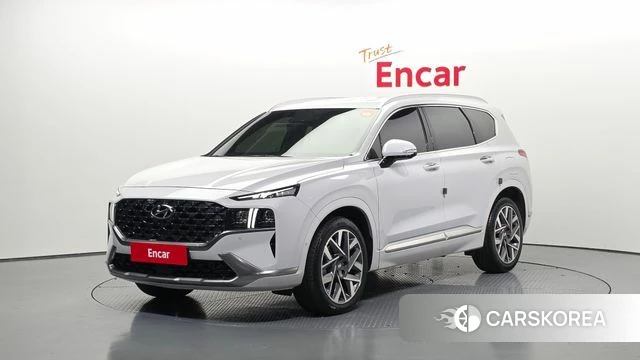 Hyundai The New Santa Fe 2022 Серебристо-серый из Кореи