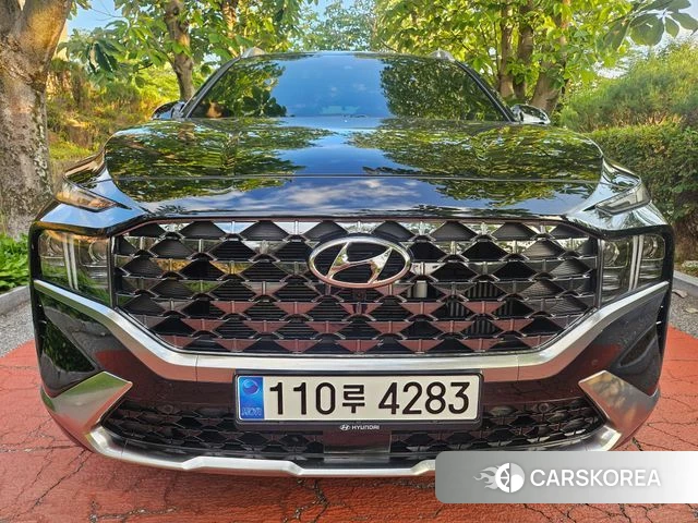 Hyundai The New Santa Fe 2023 Черный из Кореи